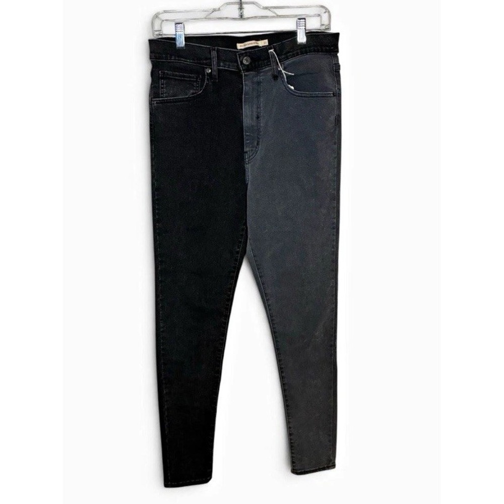 Levi's Mile High Super Skinny Women's Jeans 31x30 Black Gray High Rise Stretch